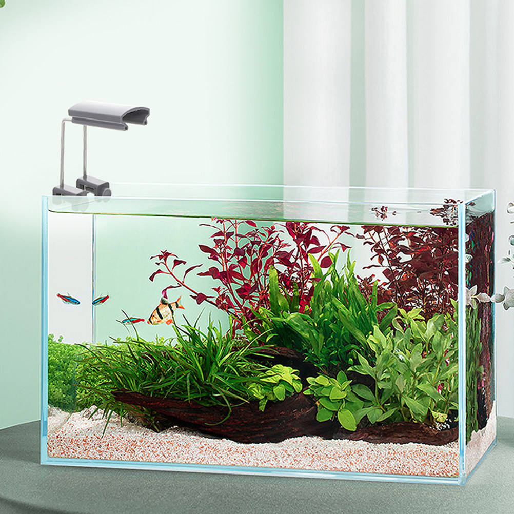 Aquarium Fish Light Lamp - 2 個水族館ライトスタンド調節可能な LED タンクマウントブラケット水槽ライトホルダーリム付きリムレス水族館ランプラック
