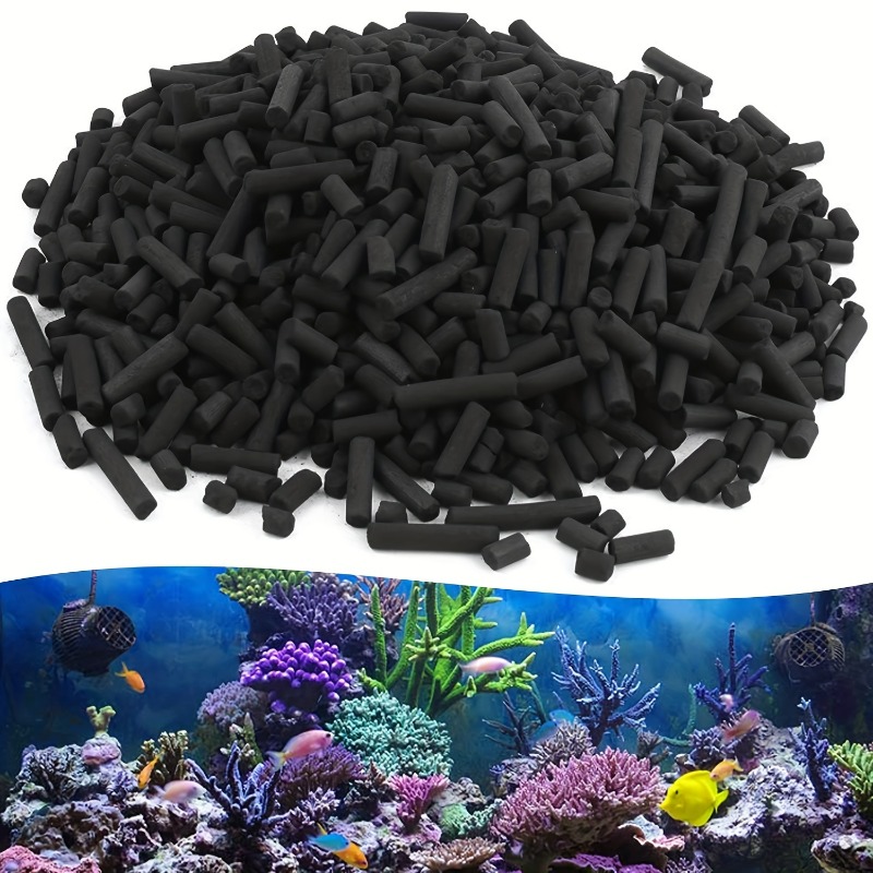 Aquarium Fish And Supplies - 水槽用カーボンフィルター、水族館用品、ネットバッグ付きアクセサリー、300g