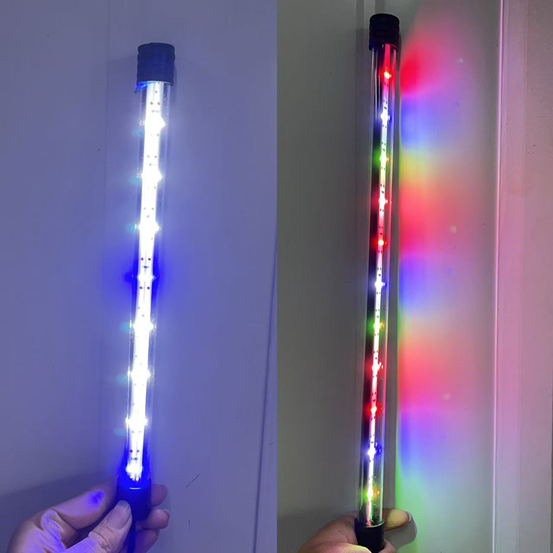 Aquarium Fish Light Lamp - 水槽ライト水中照明水中ランプ植物成長ランプ 110V 17-47 センチメートル USB プラグ水族館ライト