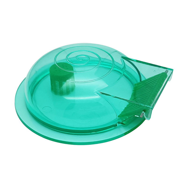 Aquarium Fish Trap - 水槽用カタツムリトラップ、淡水魚水槽用プラスチック製カタツムリ捕獲器、緑色のカタツムリ捕獲ボックス。