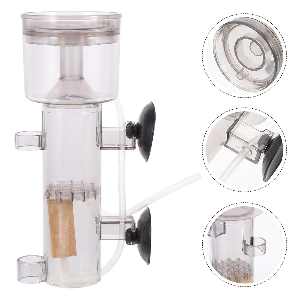 Aquarium Fish Marine - プロテインスキマー アクリル製水槽用分離器 海水魚水槽用マリンアクセサリー 効率的な有機性廃棄物除去