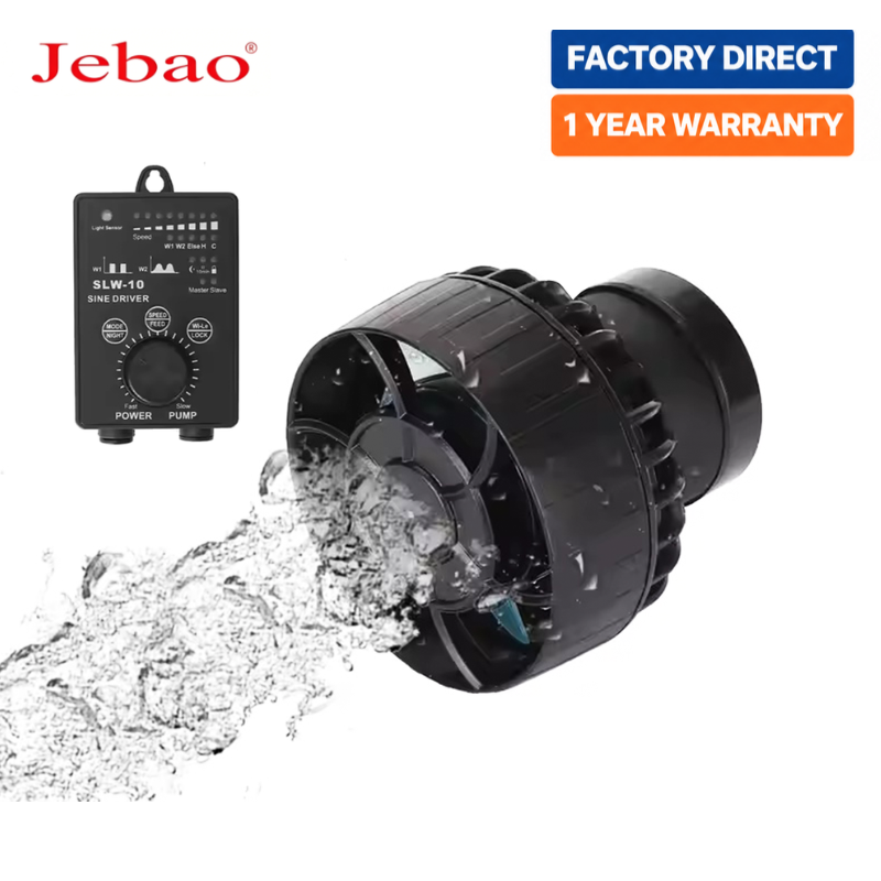 Aquarium Auto Top Off - Jebao Jecod SLWシリーズ手動制御式定速対応SINEアクアリウムウェーブメーカーポンプ（淡水・海水魚水槽用）