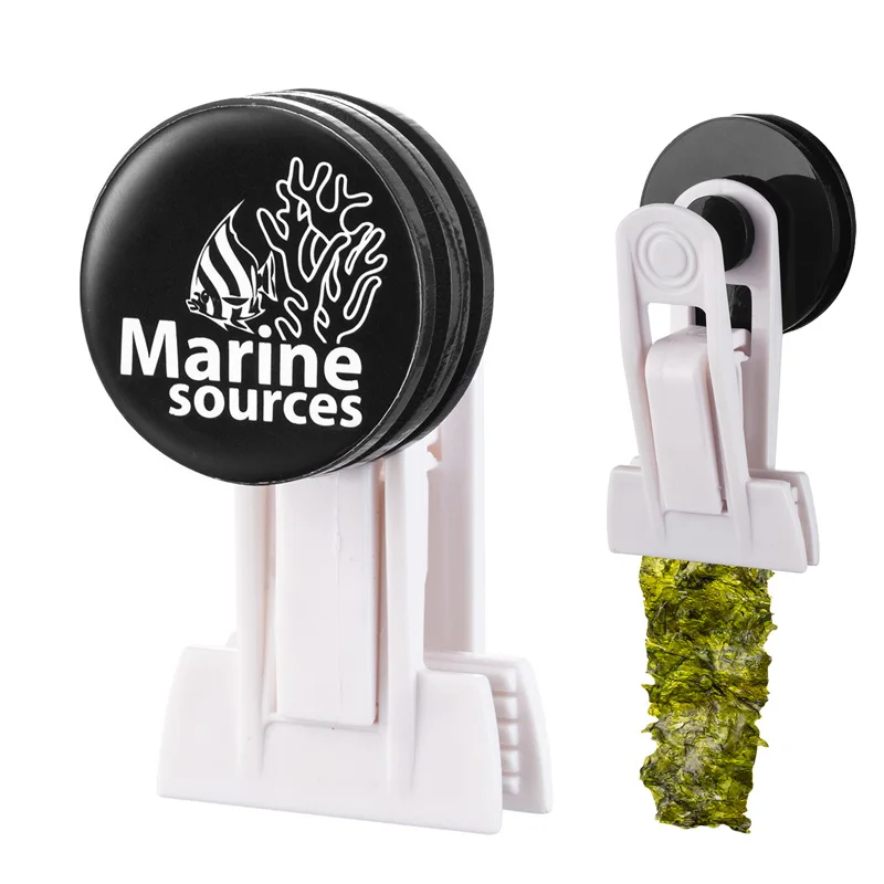 Aquarium Fish Marine - 海洋ソース強力な磁気藻類給餌クランプクリップ水族館の水槽海藻用品野菜クリップ