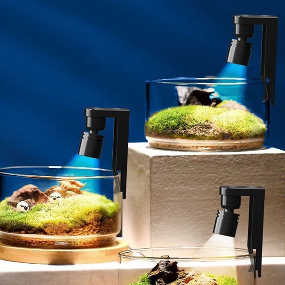 Aquarium Fish And Supplies - ミニ水槽ライトクリップクランプUSB水槽ライト360 ° 回転照明風景ランプ魚水生ペット用品