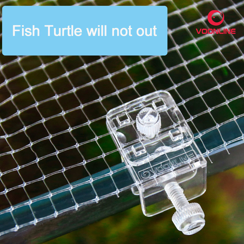 Aquarium Fish Trap - 新鮮な海水水槽、水族館カバー、エスケープネット、外部フィルターツール、オーバーフローシリンダーホルダー、アクセサリー用のジャンプネット