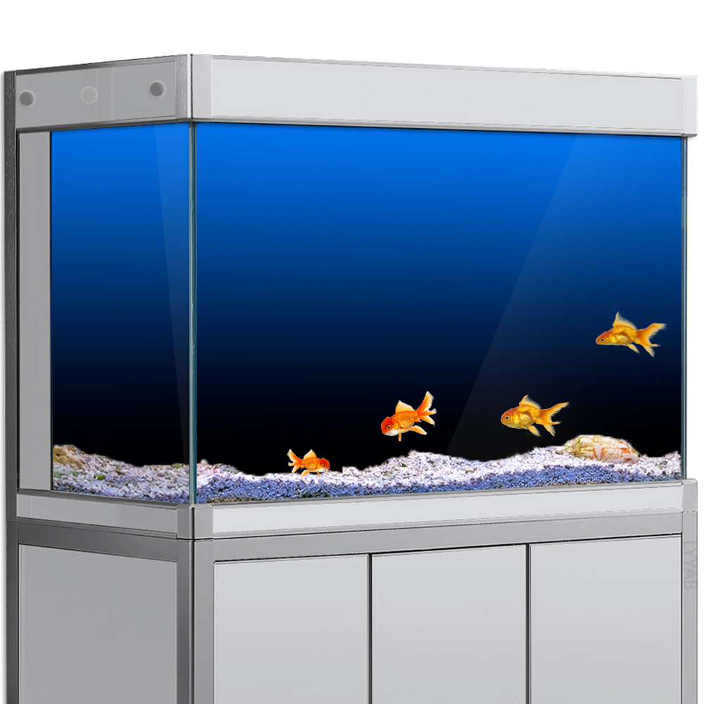 Aquarium Fish Wallpaper - 水槽の背景ステッカー黒、緑、青のグラデーションシンプルな印刷壁紙水族館の背景の装飾 PVC
