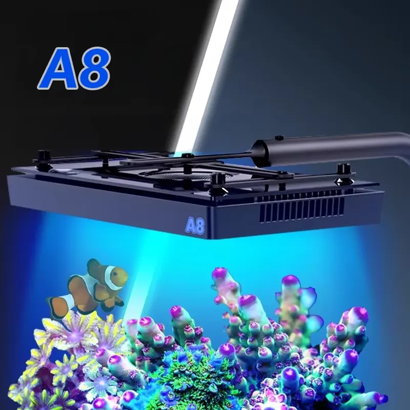 Aquarium Fish Marine - A8SE II Max Blue 240W WiFiアプリ制御可能