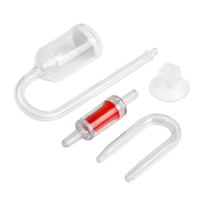 Co2 Diffuser Planted - 水族館用CO2ディフューザー,日曜大工のガラスタンク,バブルレギュレーター,電磁噴霧器,生きている魚の植物,4個セット
