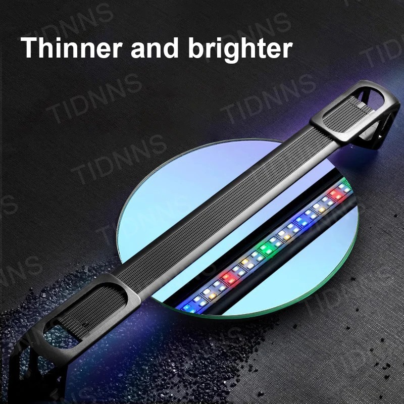 Aquarium Fish Light Lamp - 水族館ライト Led 植物成長照明拡張可能な防水クリップオンランプ水槽 12-75 センチメートルメモリ機能