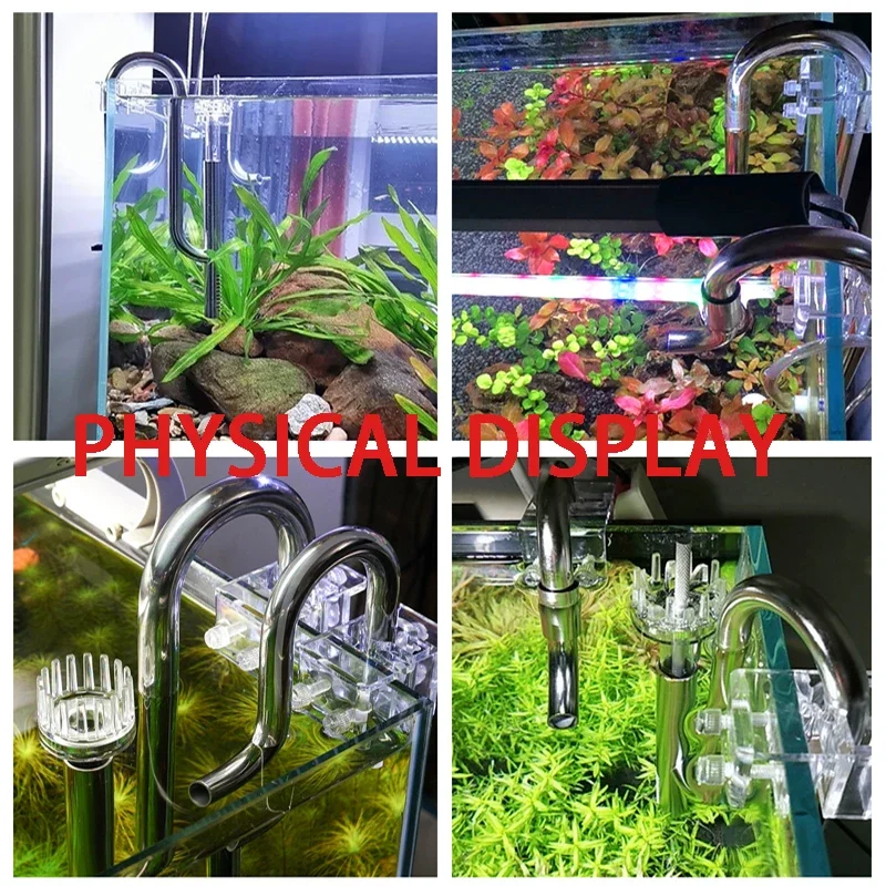 水槽フィルター入口および出口油除去膜フィルターチューブステン - Aquarium Fish And Supplies のレビューと価格