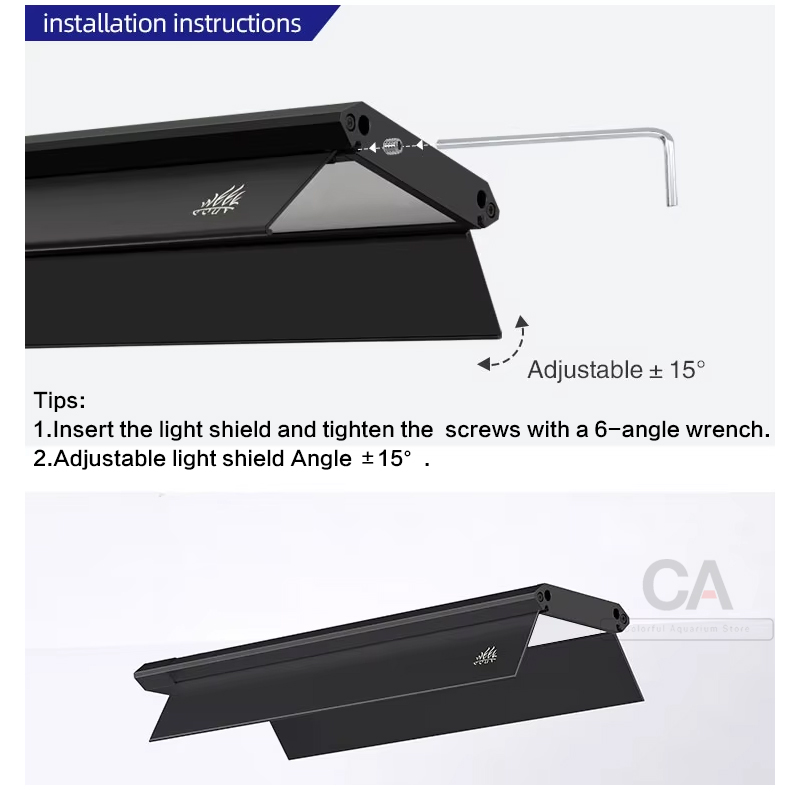 WEEK AQUA水槽ランプアクセサリー S M Vシリーズ - Aquarium Fish Light Lamp のレビューと価格