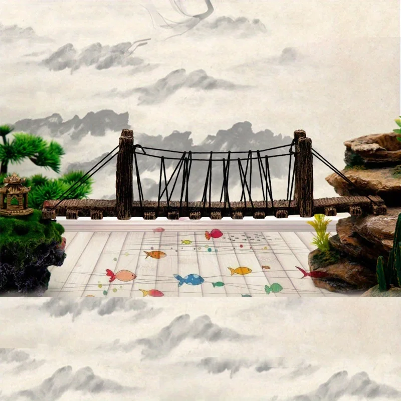 1個入り水槽飾り装飾ハウス 水槽用橋付き - Aquarium Fish Bridge のレビューと価格