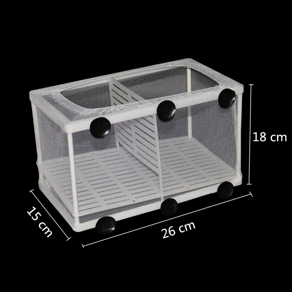 1 個魚飼育インキュベーターネットぶら下げ魚孵化場隔離ボック - Aquarium Fish Trap のレビューと価格