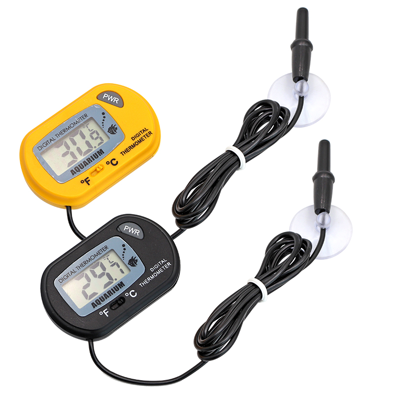 水槽温度計 LCD デジタル水槽温度計 水槽温度検出器 魚警 - Aquarium Fish And Supplies のレビューと価格