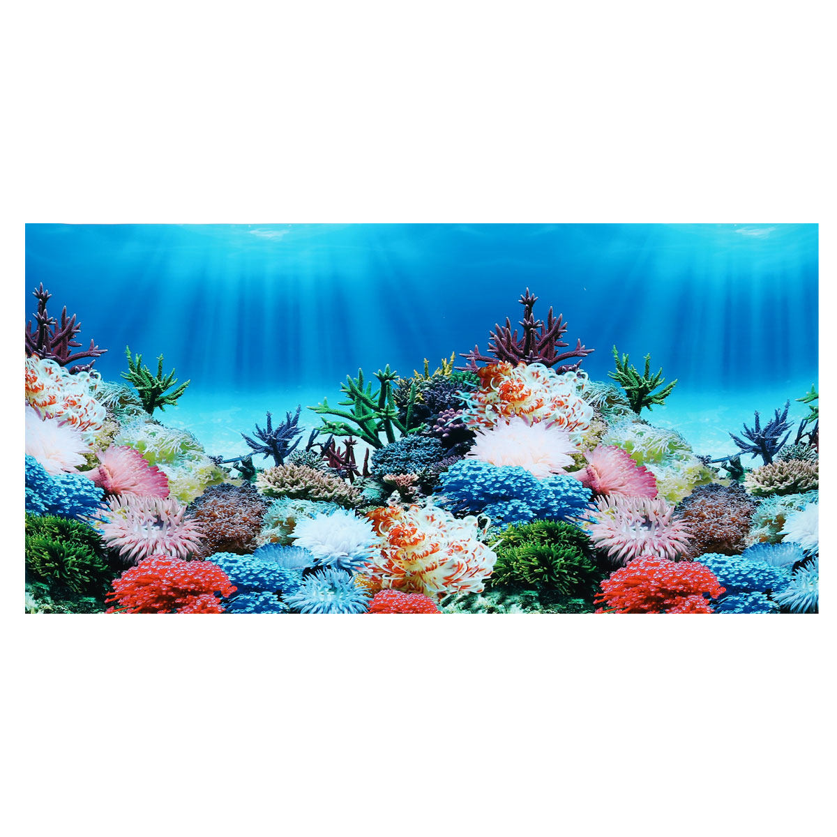 水槽背景デカール両面ウォールステッカー3D海景壁紙水槽装飾両 - Aquarium Fish Wallpaper のレビューと価格