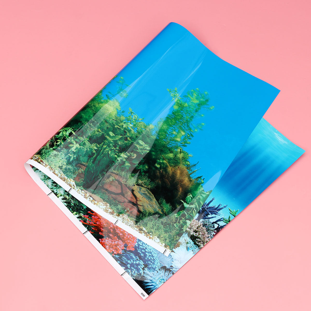 水槽背景デカール両面ウォールステッカー3D海景壁紙水槽装飾両 - Aquarium Fish Wallpaper のレビューと価格