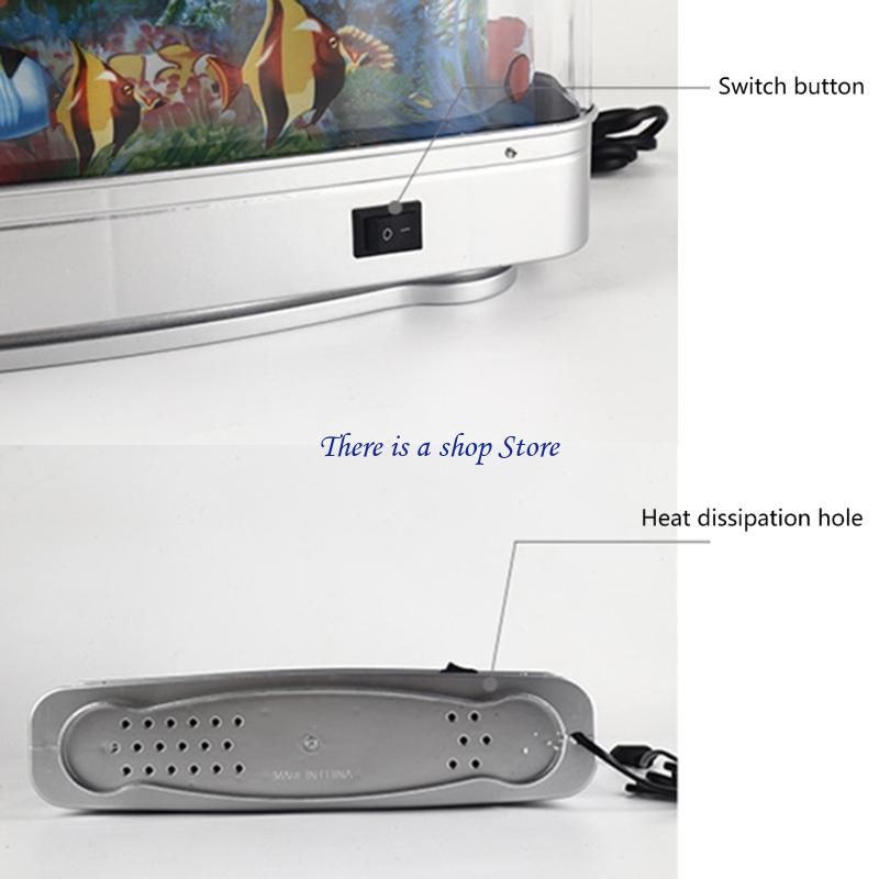 D0AD ライフライク水族館の魚ランプ LED ナイトライト - Aquarium Fish And Supplies のレビューと価格