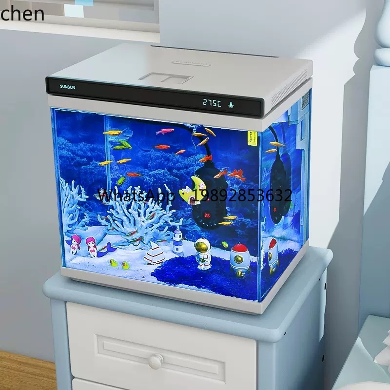 YGG超白ガラス小型水槽は水換え不要で酸素化可能、リビングル - Aquarium Fish Without Oxygen のレビューと価格