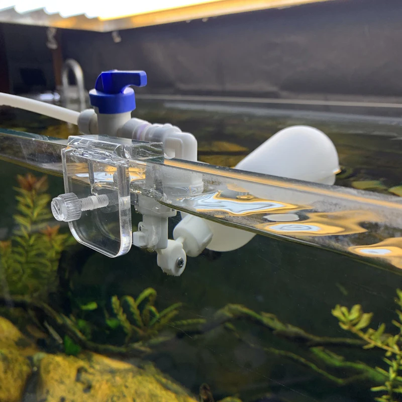 自動水族館水チェンジャーキット電源不要の水槽フロートボールバ - Aquarium Auto Top Off のレビューと価格