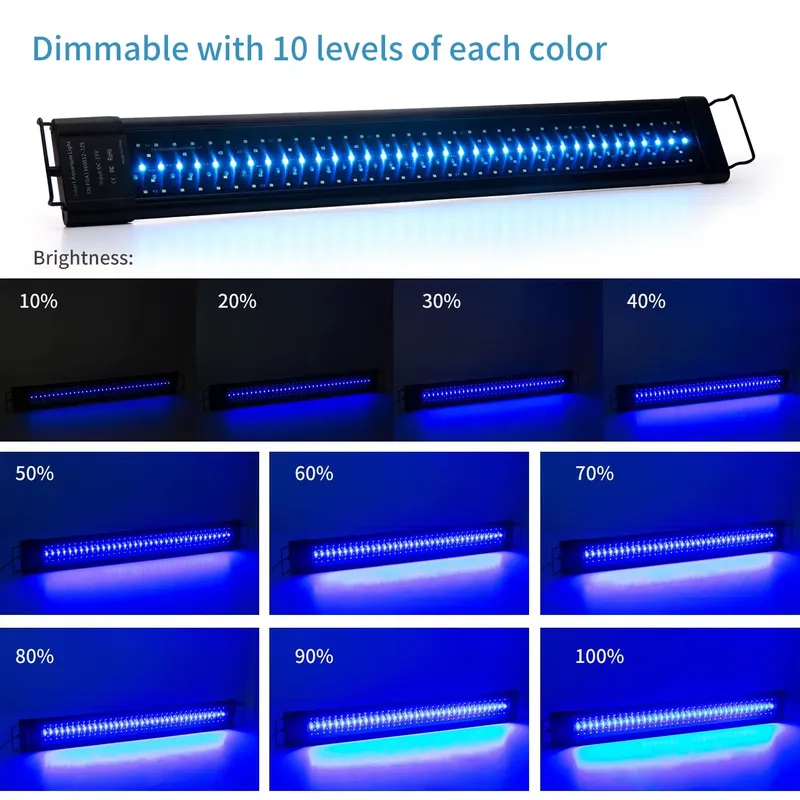LEDプログラマブル水槽ライトタイマー（75cm水槽用）40 - Aquarium Fish Light Lamp のレビューと価格