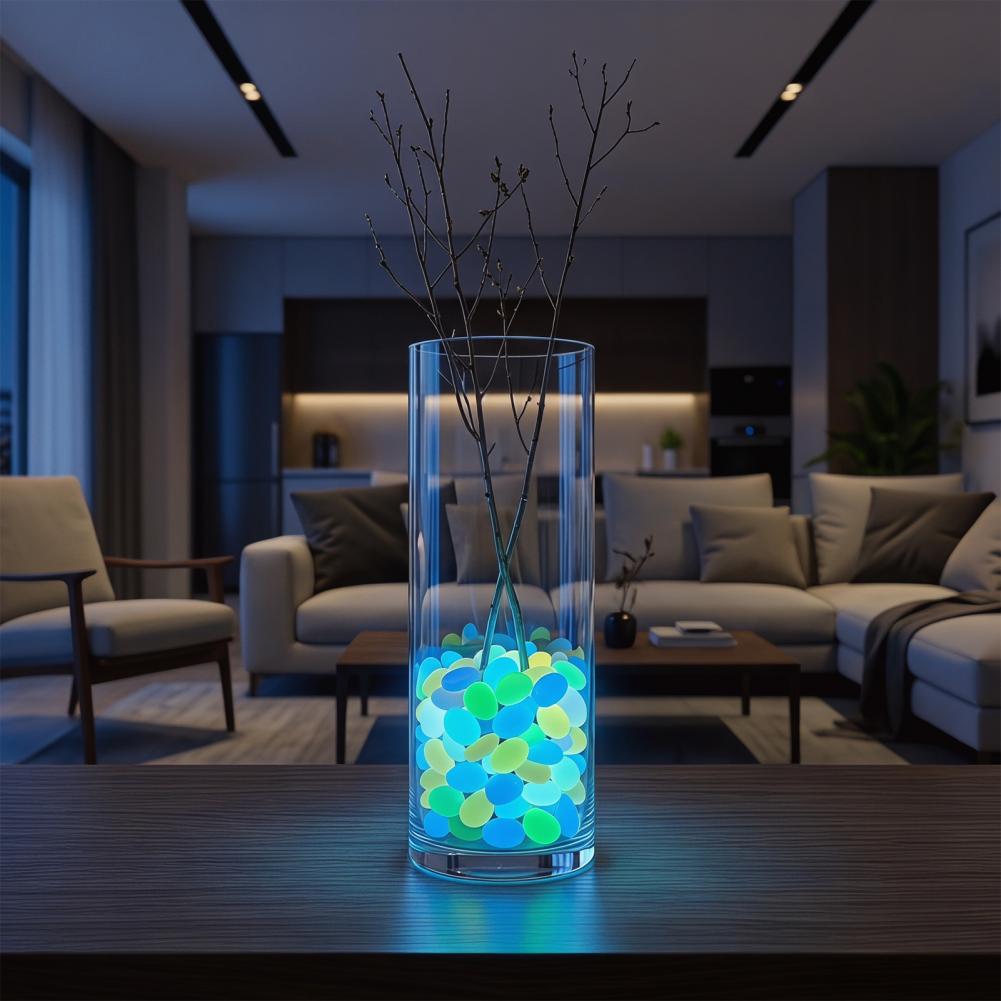 暗闇で光る樹脂製小石、庭、水槽、魚タンク、屋外造園、夜間照明 - Fish Aquarium Guide のレビューと価格