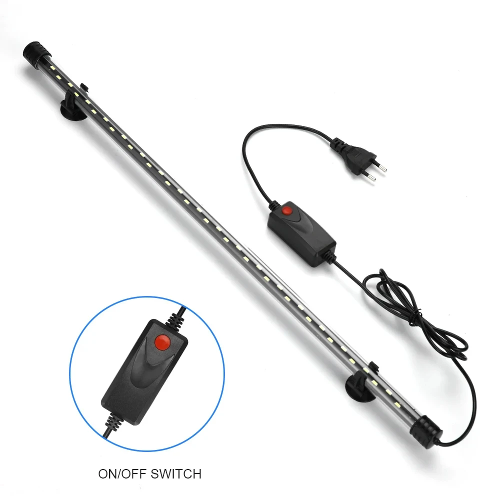 防水LED水族館植物成長ランプ,水槽ライト,水中水族館ライト - Aquarium Fish Light Lamp のレビューと価格