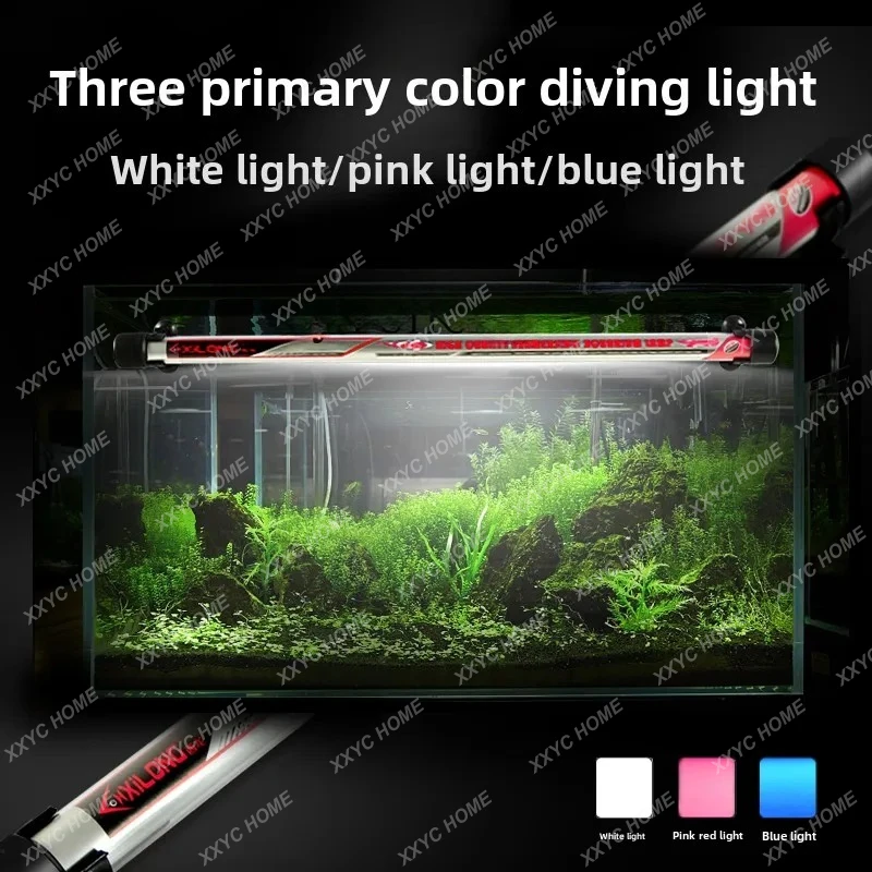 ZC水槽用ダイビングランプ、水草タンク、水槽用三原色太陽光、 - Aquarium Fish Light Lamp のレビューと価格