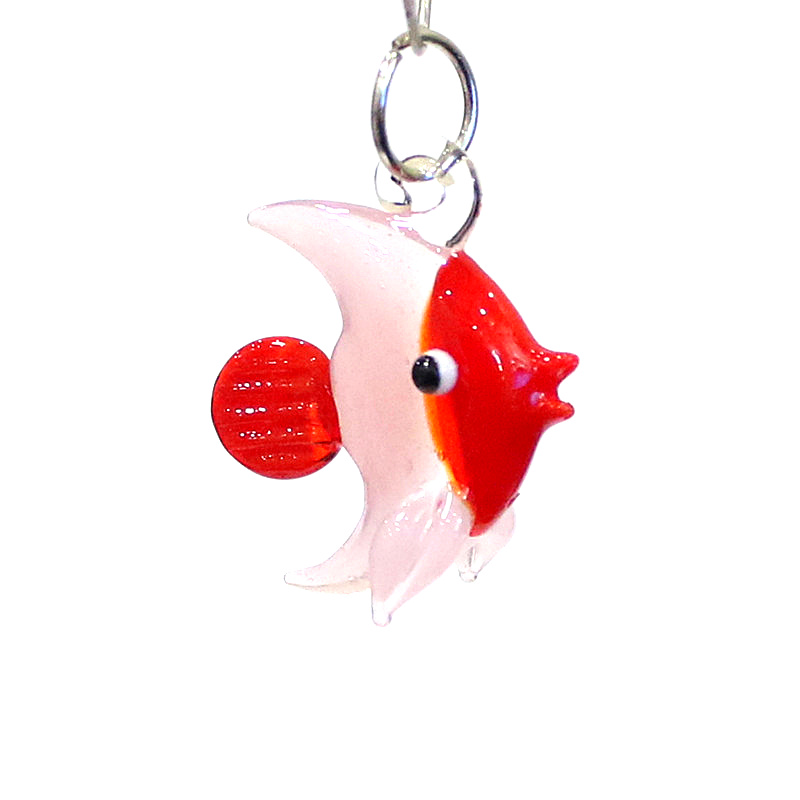 2ピース入りミニチュアの海洋动物の小像ペンダントかわいいガラ - Aquarium Fish Marine のレビューと価格