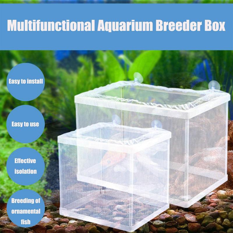 吸引付き魚飼育箱、水族館孵化器、メッシュボックス、稚魚分離ネ - Aquarium Fish Trap のレビューと価格