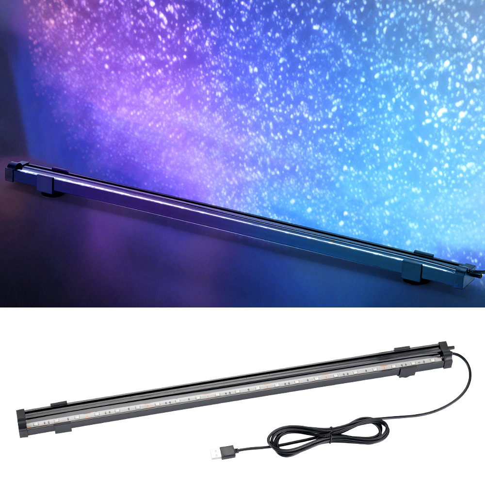 USB LED水槽エアバブルライト自動RGB変色魚タンクエア - Aquarium Fish Light Lamp のレビューと価格