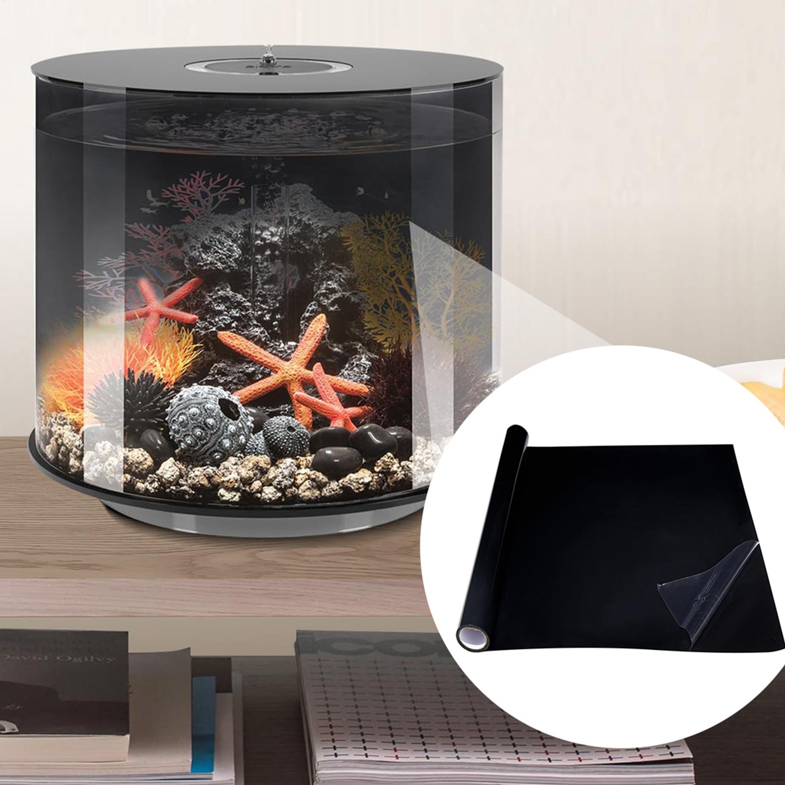 水槽背景 静電気吸着式 ブラック水槽背景幕 水槽ポスター 水 - Aquarium Fish Wallpaper のレビューと価格