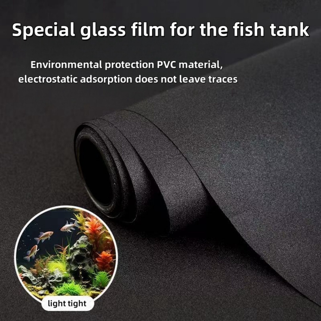 黒水族館背景壁紙水族館ポスター装飾ガラス窓プライバシーフィル - Aquarium Fish Wallpaper のレビューと価格